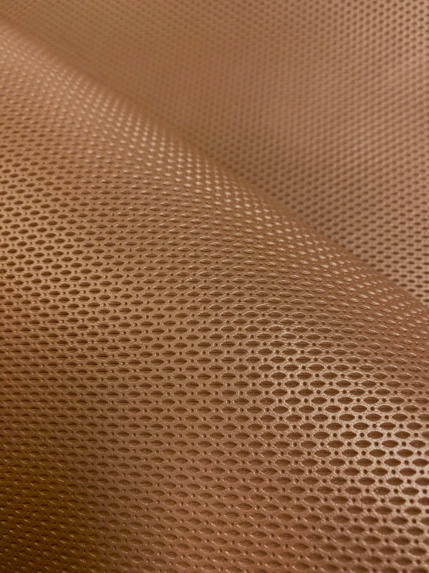 20 SF Antique Cocoa Brown Mauve Textured Geometric Genuine Leather Upholstery WHS 4313