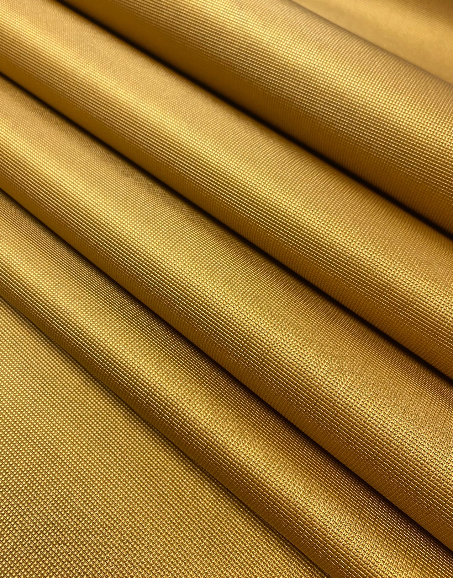 2.5 Yard Gold Copper Textured Faux Leather Upholstery Vinyl WHS 5089