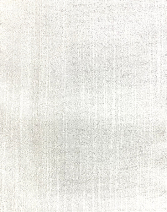 120” Wide Off White Satin Strie Drapery Fabric