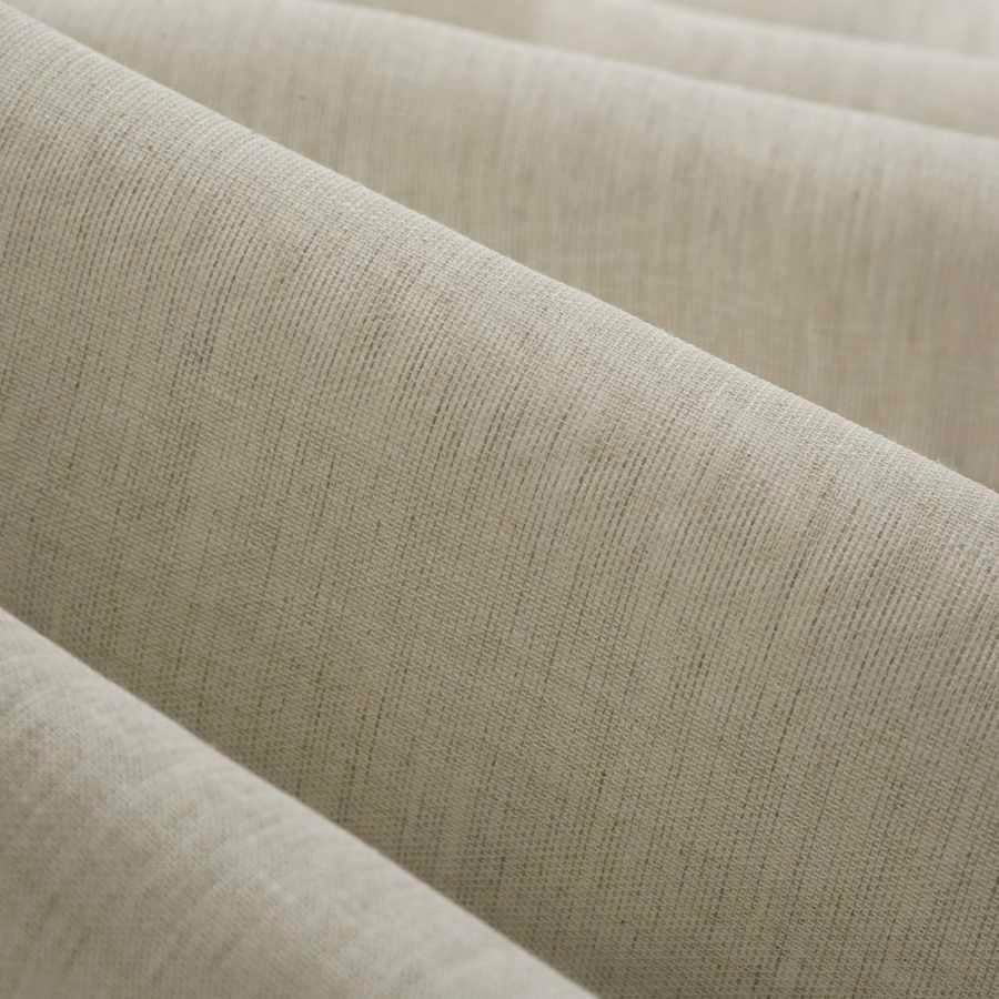 118” Wide Semi Sheer Classic Buff Beige Sheer Drapery Fabric FB