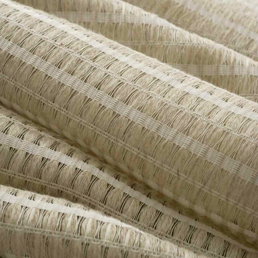 124” Wide Semi Sheer Off White Buff Beige Textured Drapery Fabric FB