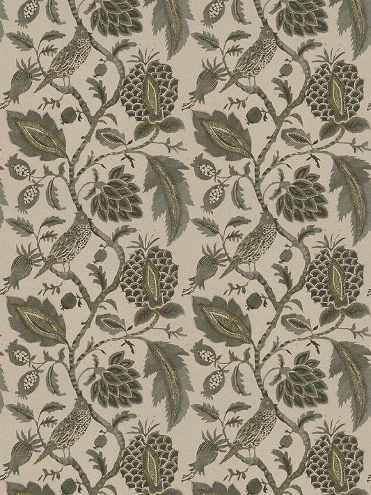 3 Colors Cotton Linen Drapery Upholstery Fabric Floral Navy Blue Black